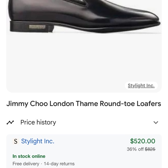 Jimmy Choo men Shoes, round toe Loafers  43 1/2 Size EU, US 10 - Picture 6 of 6